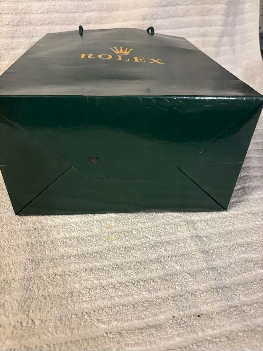 Rolex Dark Green Presentation Box with Gold Crown